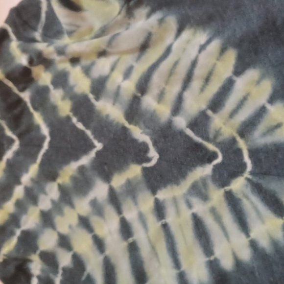 We The Free by Free People Green Tie Dye Cotton Blend Mock Turtleneck - Picture 10 of 10